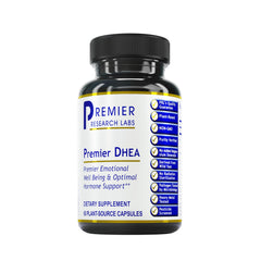 Premier Research Labs Premier DHEA - DHEA Supplement for Women & Men Pure DHEA 25mg Hormone Support for Healthy Aging Wild Yam DHEA Vegan Friendly - 60 Vegetarian Capsules