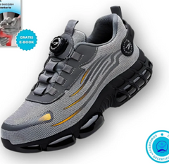 Durable Work Shoes for Men with Laces (One Pair)