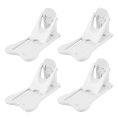 Baby Sliding Door Lock Lobularsky 4 Pack Multi-Use Child Safety Cabinet Locks for Sliding Glass Doors Kitchen Windows Closet Patios door Easy Install No Drill Required White 3M Adhesive