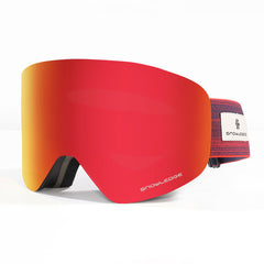 Snowledge Double-Layer Magnetic Ski Goggles for All