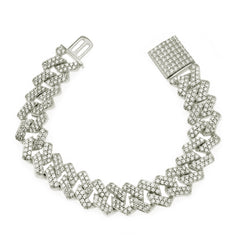 Miami Cuban Link Bracelet - Men's Rock Hip Hop Jewelry