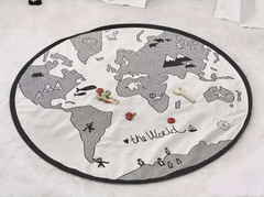 Adventure World Map Carpet - Earth Game Mat