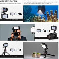 Waterproof LED Photography Light for Outdoor Use