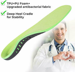 Orthotic Shoe Insoles Inserts Flat Feet High Arch Support For Plantar Fasciitis