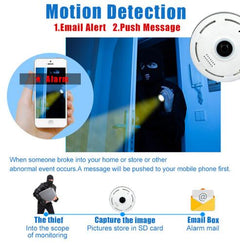 360-Degree Wide Angle 2MP Wireless Security Camera