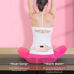 Portable Cordless Heating Pad with 3-Speed Massage