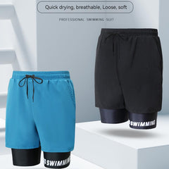Men's Quick-Dry Loose Swimming Trunks - Anti-Embarrassment