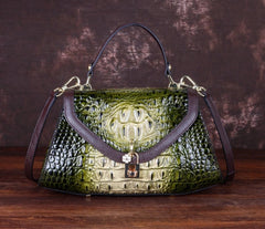 High-End 2020 Crocodile Pattern Shoulder Tote Bag