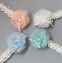 Floral Baby Headband, Cute Princess Hair Accessory