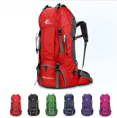 60L Waterproof Oxford Outdoor Backpack for Hiking