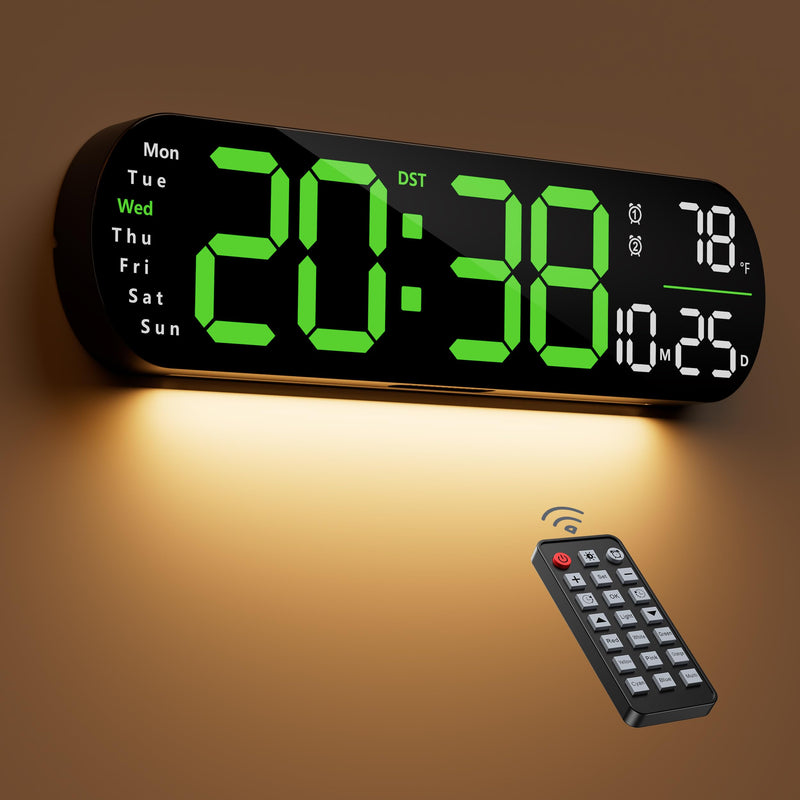 Zgrmbo Digital Wall Clock 13
