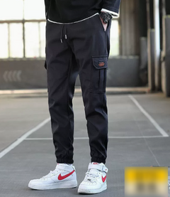 Men's Casual Loose Fit Tapered Cargo Pants