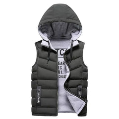 Men's Warm Windproof Soft Cotton Travel Vest
