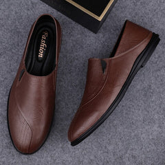 Men's Leather Shoes, Sandals, and Sports Sneakers
