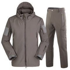 Men's Waterproof Camouflage Fishing Jacket and Pants Set