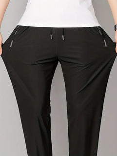 Men's Casual Solid Color Loose Straight-leg Sport Pants