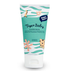 Tiger Baby Diaper Cream Balm Plant-Based Natural & Organic Diaper Rash Cream Soothes Irritation & Yeast Hypoallergenic Pediatrician Tested Fragrance Free & Dermatologist Tested 2 Oz