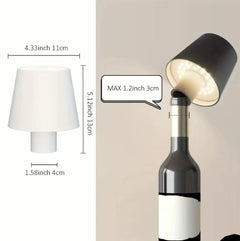 Creative Portable Wine Bottle Table Lamp for Bars