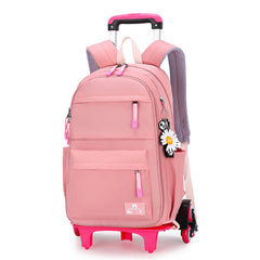 Women's Simple Fashion Trolley School Backpack