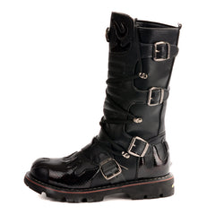 Fashionable Thick-Soled Outdoor Boots for Men