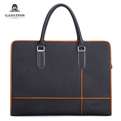 Leather Briefcase and Crossbody Men's Bag