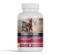 1000 mg Quarter Dosing Taurine Supplement with L Carnitine for Dogs Supports Heart Cardiovascular Health Supports Eye Health