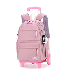 Women's Simple Fashion Trolley School Backpack