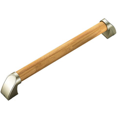 Japanese-Style Wooden Bathroom Safety Grab Bar