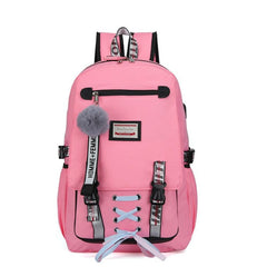 Fashionable Sports Backpack with USB Charging (Customizable)