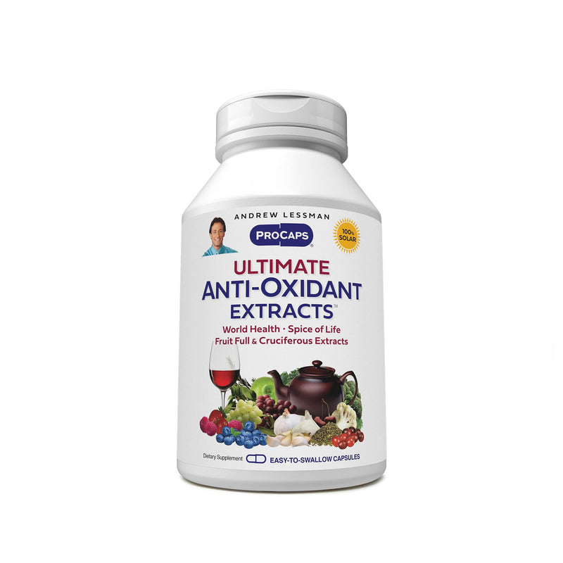 Andrew Lessman Ultimate Anti-Oxidant Extracts 60 Capsules – Concentrated Blend of Standardized Extracts. Naturally Protective Polyphenols Berry and Cruciferous Vegetable Extracts. No Additives