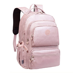 Waterproof Dual-Shoulder Backpack with Monkey Charm
