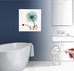 Hidden Bathroom Storage Cabinet with Waterproof Design
