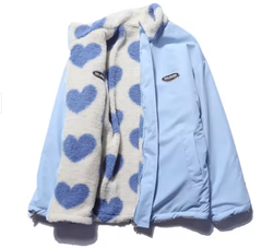 Reversible Cotton Jacket - Love Vibes (One Piece)