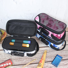 "Large Capacity Odor-Proof Travel Pipe Bag with Lock"