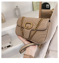 2022 Vintage Leather Messenger Bag for Women