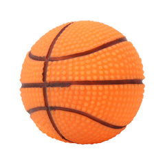 Fdit Pet Training Chewing Sound Ball Squeaky Playing Ball Toy Dog Puppy Training Sound Toy for Dog Pet(Basketball)