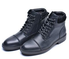 Men's Casual High-Top Lace-Up Ankle Boots
