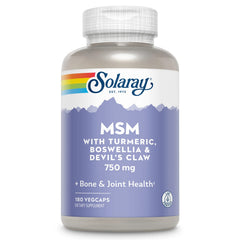 SOLARAY MSM | 180 ct 750 mg