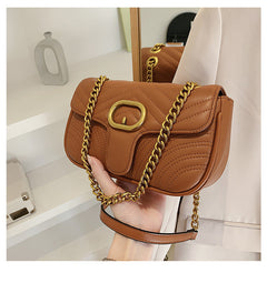 2022 Vintage Leather Messenger Bag for Women