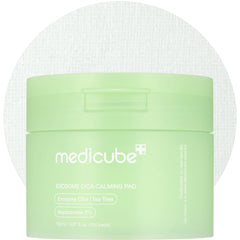 medicube Exosome CICA Tea Tree Calming Toner Pads for Sensitive Skin with Centella Asiatica Help Reduce Redness & breakouts. Low-irritating & Hydrating Daily Care Korean Skincare Vegan (100 Pads)