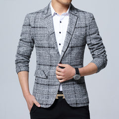 Men's Slim Fit Casual Blazer for Youth Fashion Wear