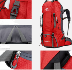 60L Waterproof Oxford Outdoor Backpack for Hiking