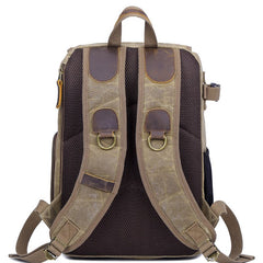 Waterproof Large Capacity Canvas Camera Backpack