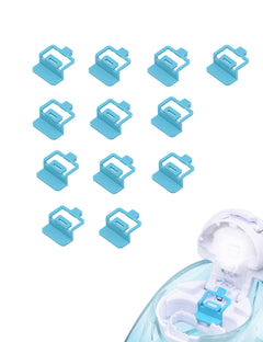 Enadvd 12 PCS Silicone Pods Refills Accessories for Navage Nasal Care Save Salt for Easy Operation (Blue)