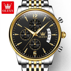 OLEVS Men's Multifunctional Quartz Sport Watch