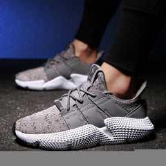 Running and Casual Shoes with Mesh Knit Design