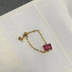 Creative Adjustable Finger Chain Ring Design (MOQ 20)