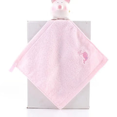Cute Cotton Cartoon Hand Towel - Square Washcloth