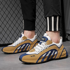 Lightweight High-Top Men's Casual Sports Leather Shoes