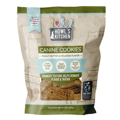 Howls Kitchen Dog Treats Canine Cookies Peanut Butter and Molasses